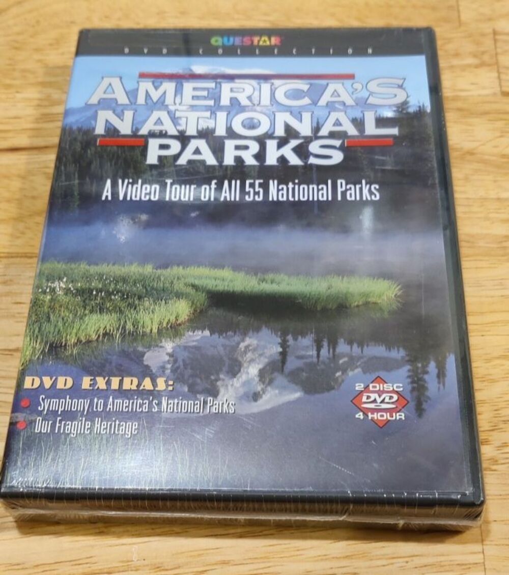 America's National Parks: A Video Tour of All 55 National Parks (DVD, 2001) New